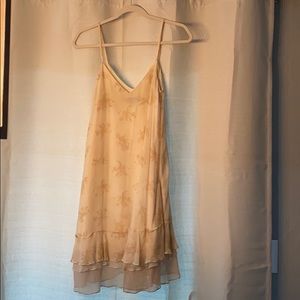 Elizabeth and James Drew silk floral ruffle dress